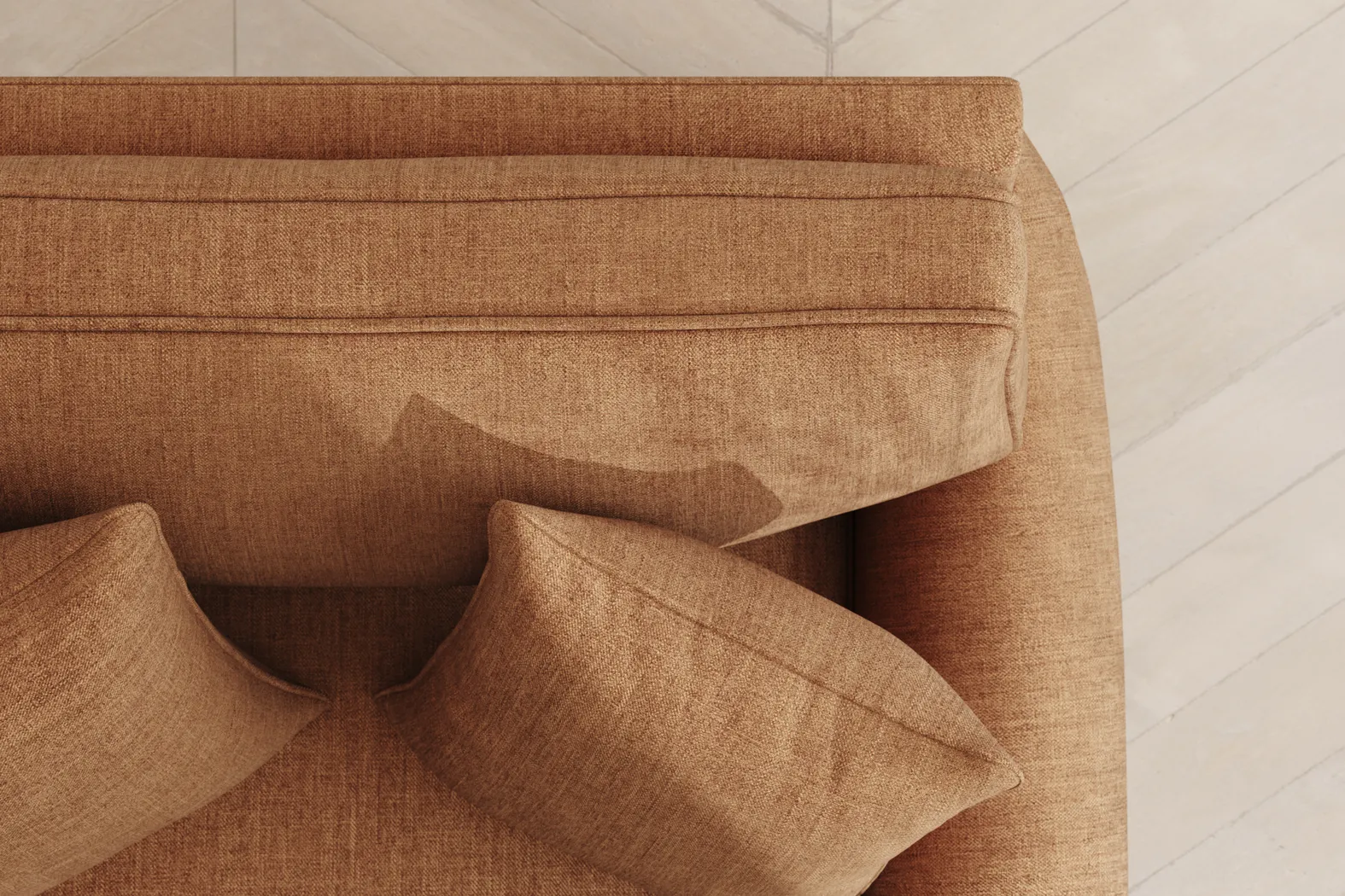 Bellingham Russet Textured Chenille Gel Foam Sleeper Chair - Image 11