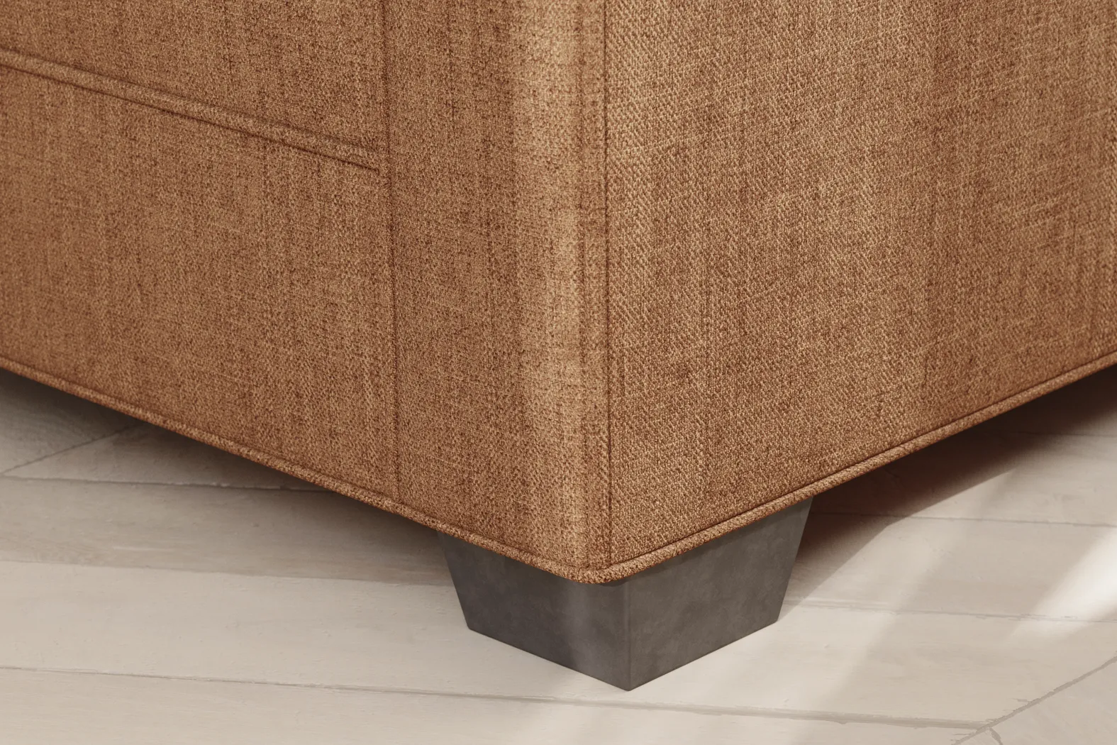 Bellingham Russet Textured Chenille Gel Foam Sleeper Chair - Image 6