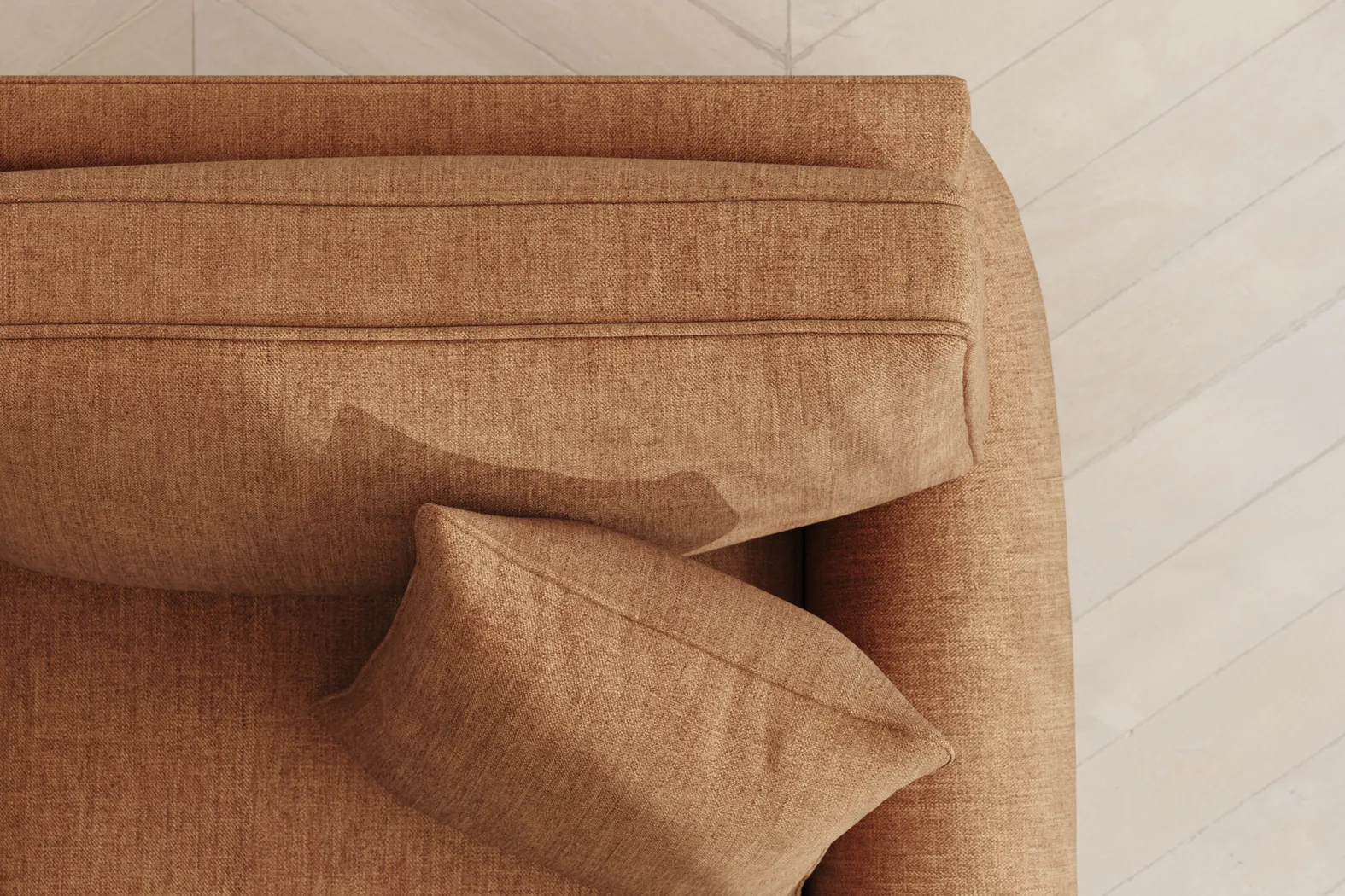 Bellingham Russet TexturedChenille Gel Foam Sleeper Loveseat - Image 11