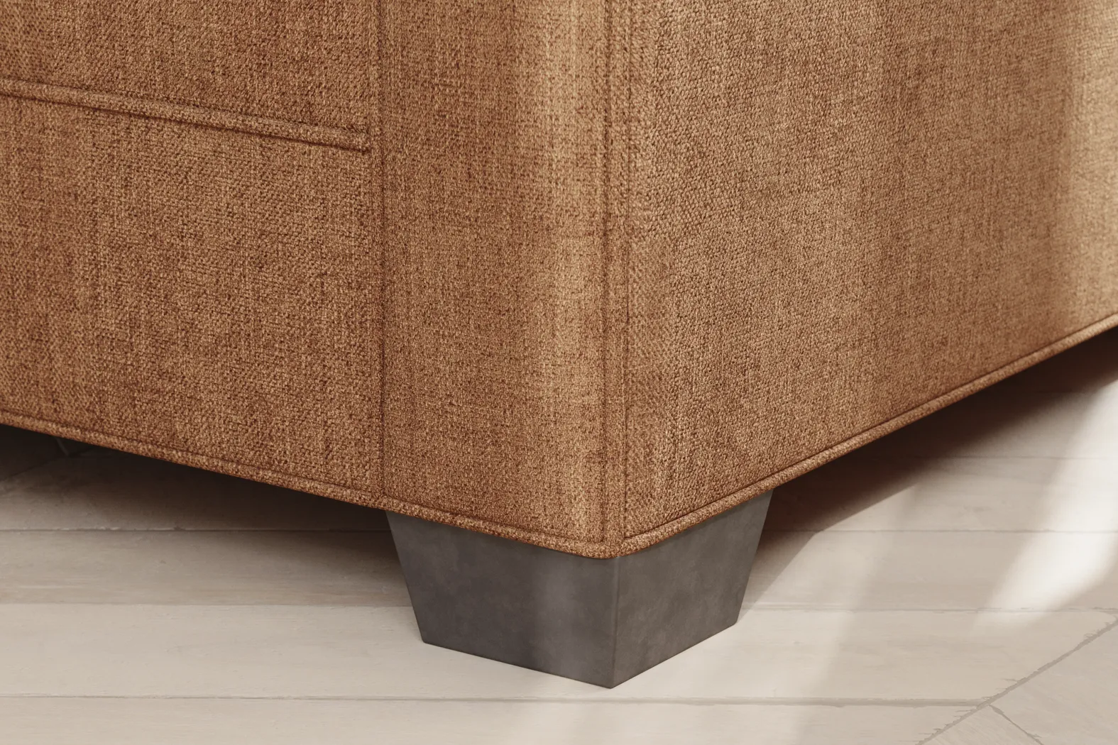 Bellingham Russet TexturedChenille Gel Foam Sleeper Loveseat - Image 7