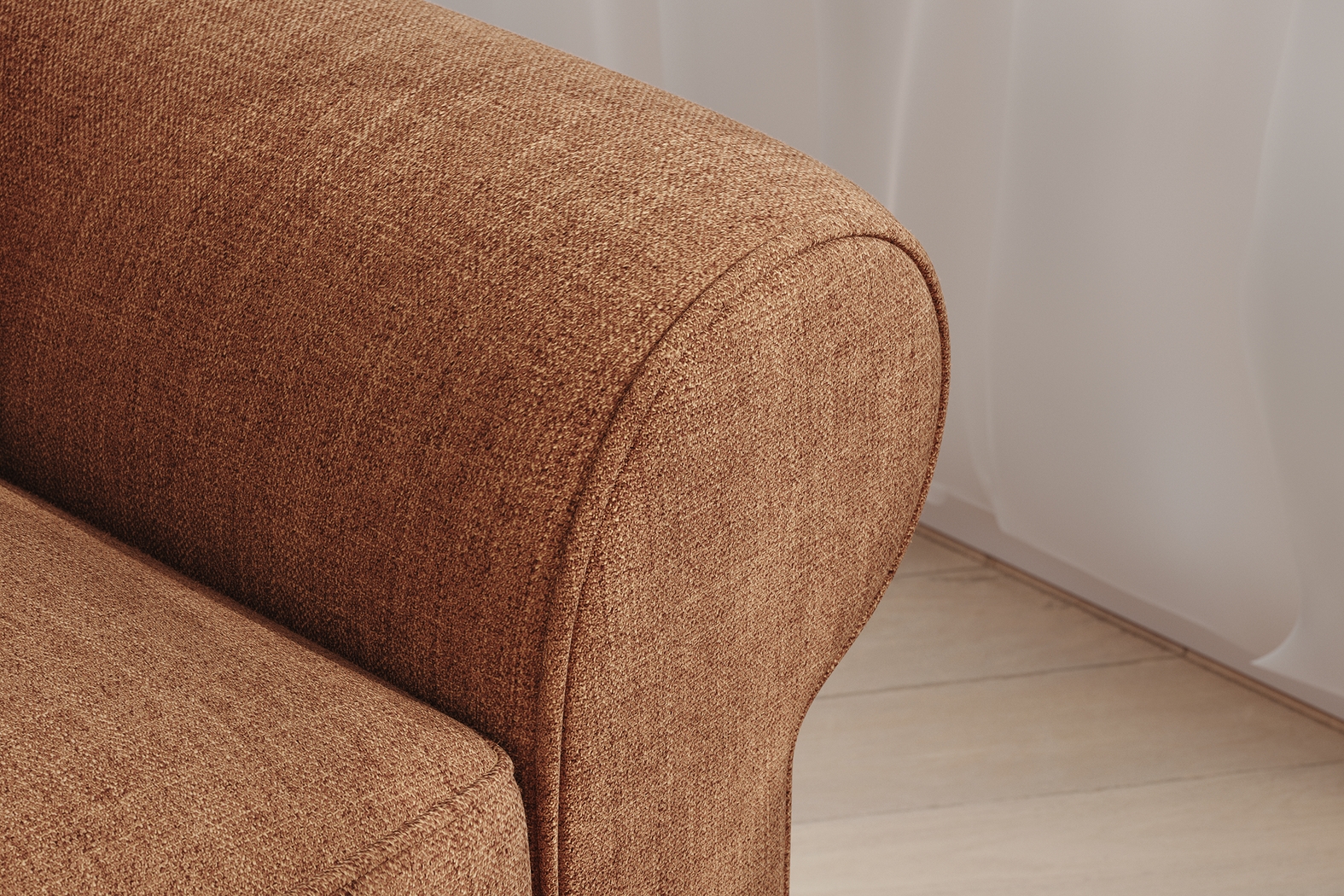 Bellingham Russet Textured Chenille 2 Pc Living Room - Thumbnail - Image 6