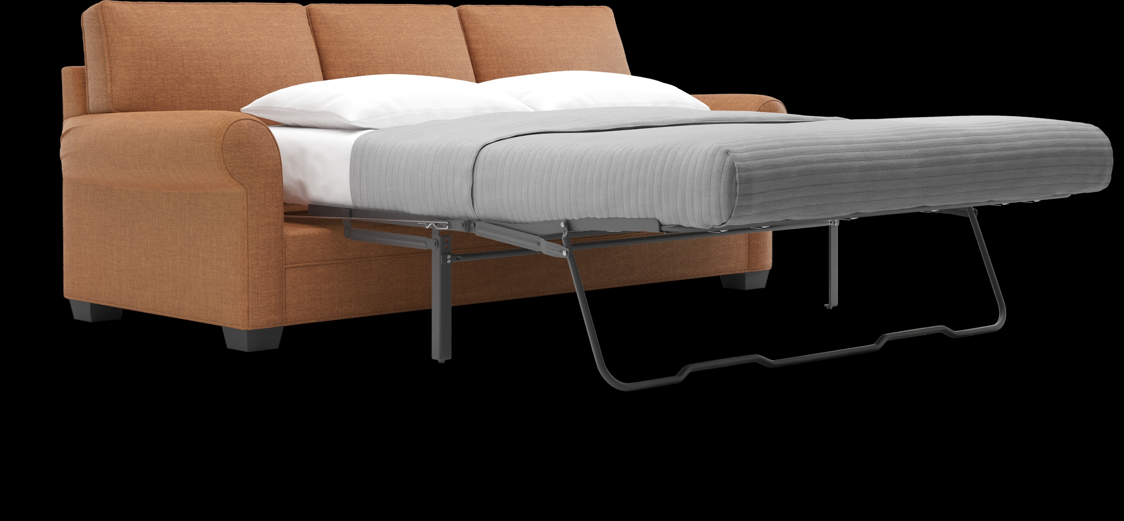 Bellingham Russet Textured Chenille Gel Foam Sleeper Sofa - Thumbnail - Image 2