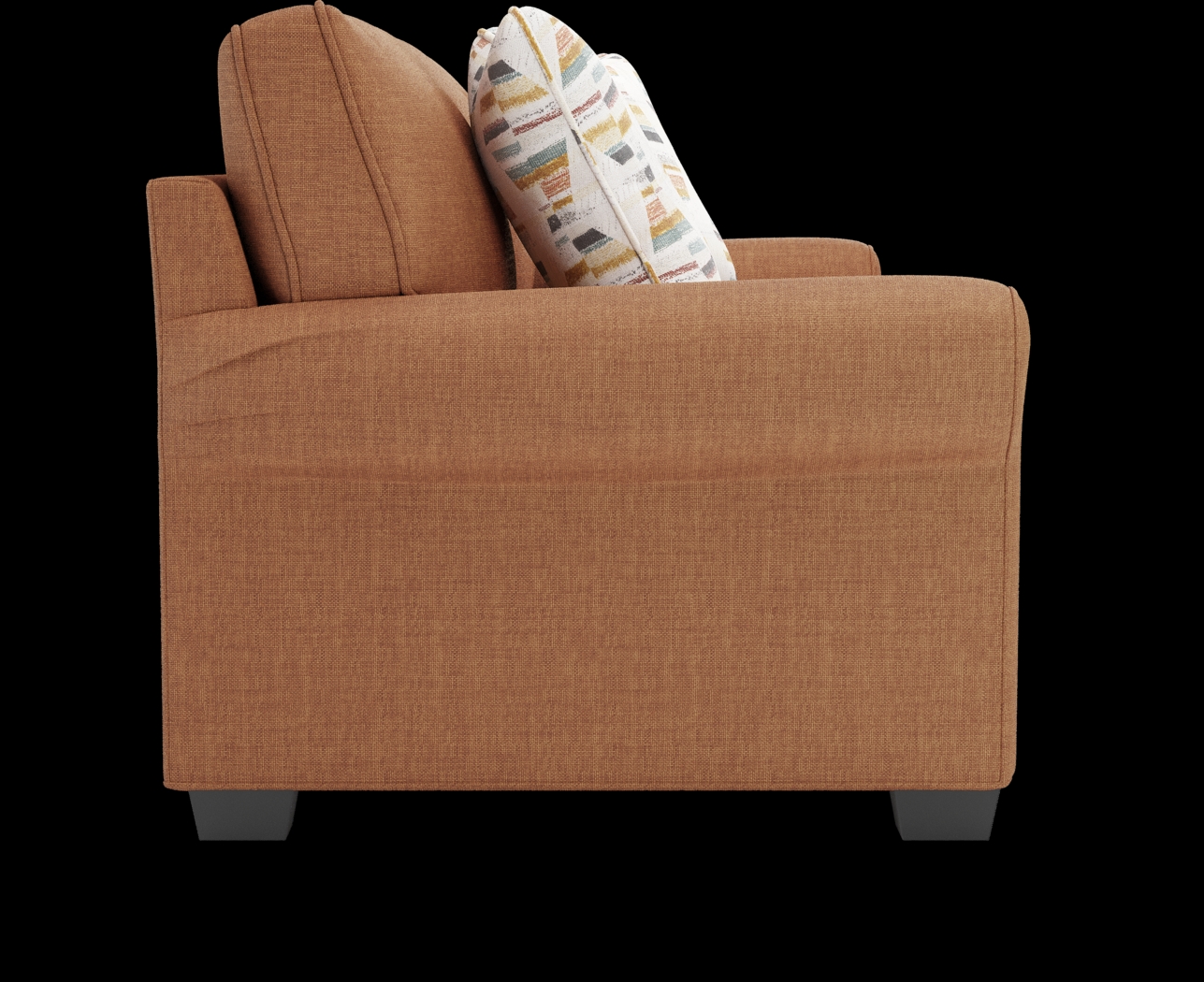 Bellingham Russet Textured Chenille 7 Pc Living Room with Gel Foam Sleeper Sofa - Thumbnail - Image 6