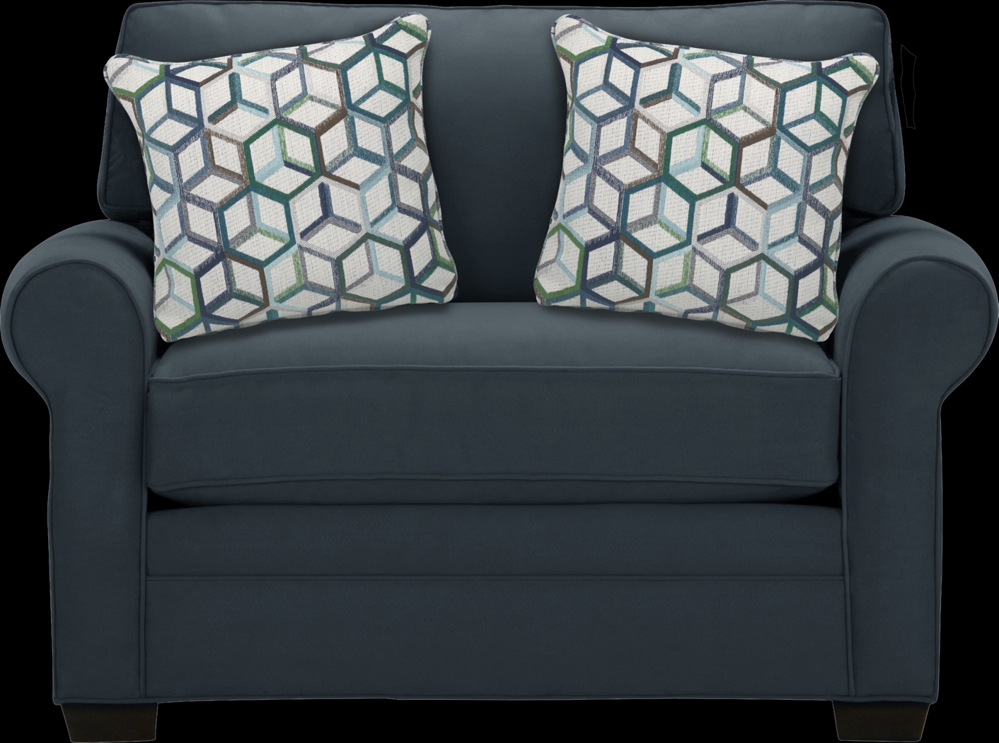 Bellingham Sapphire Microfiber Chair - Thumbnail - Image 1