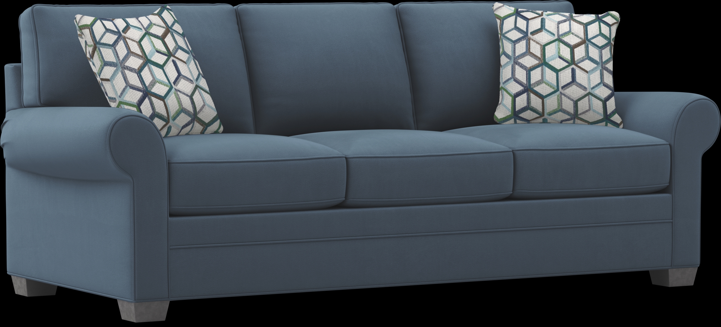 Bellingham Sapphire Microfiber Gel Foam Sleeper Sofa - Thumbnail - Image 2