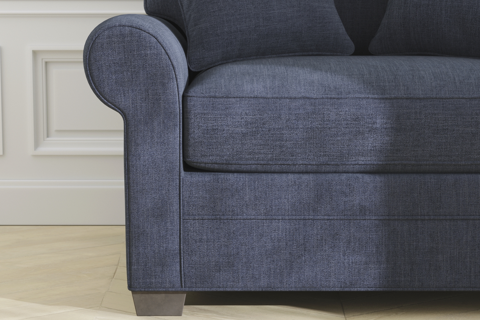 Bellingham Sapphire Textured Chenille 5 Pc Living Room - Thumbnail - Image 16