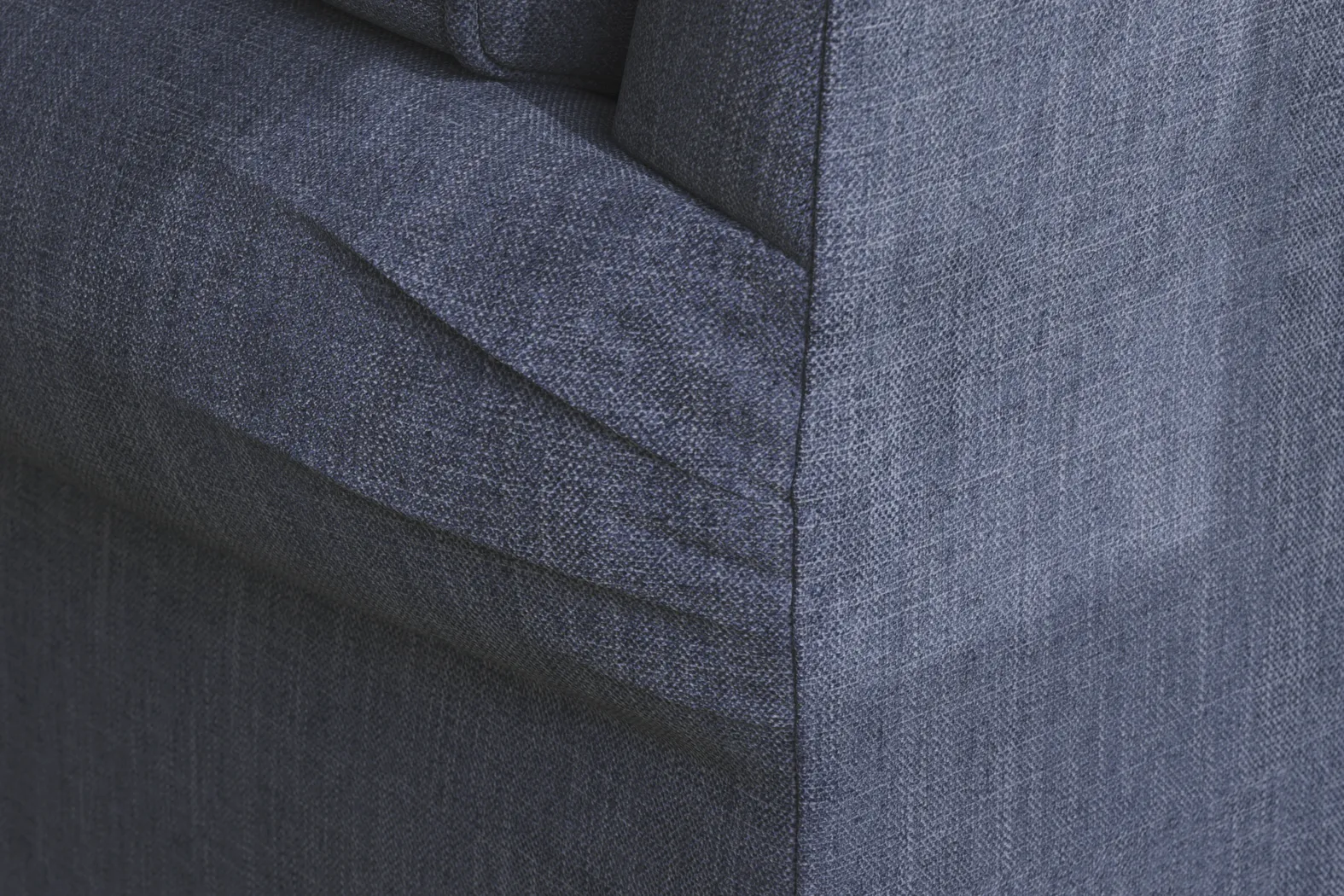 Bellingham Sapphire Textured Chenille Gel Foam Sleeper Loveseat - Image 9