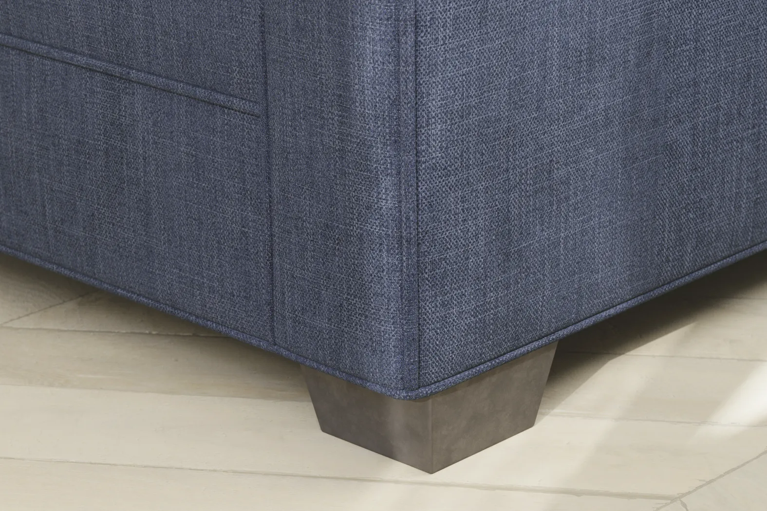 Bellingham Sapphire Textured Chenille Sleeper Chair - Image 6
