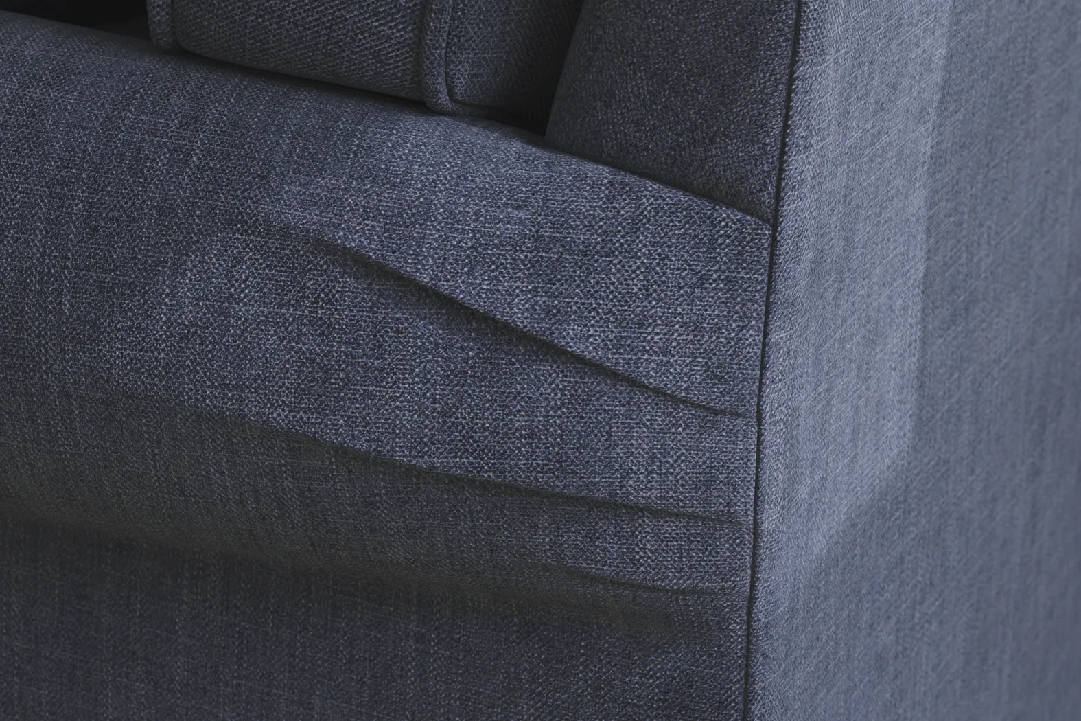 Bellingham Sapphire Textured Chenille Sleeper Chair - Image 7