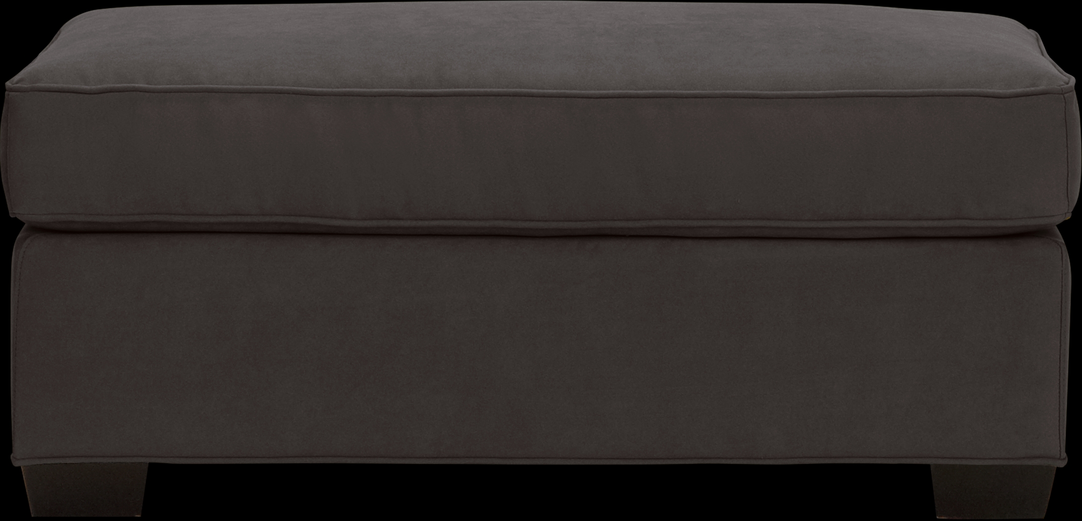 Cindy Crawford Home Bellingham Slate Ottoman - Thumbnail - Image 1