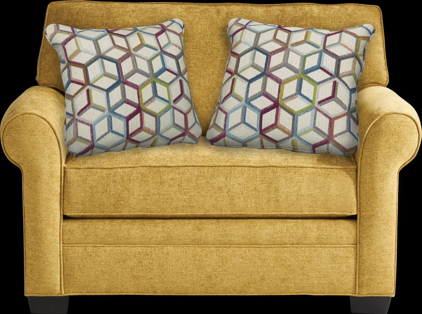 Bellingham Sunflower Textured Chenille 5 Pc Living Room - Thumbnail - Image 10