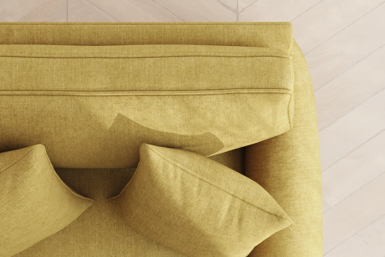 Bellingham Sunflower Textured Chenille Gel Foam Sleeper Chair - Image 8