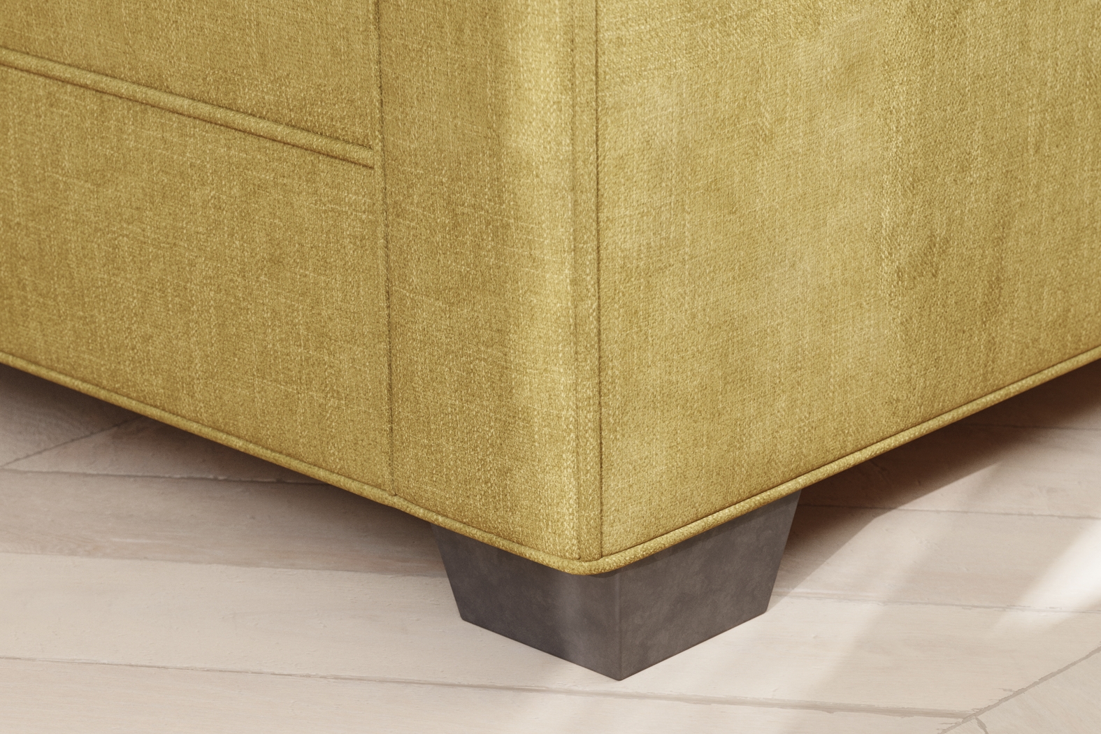 Bellingham Sunflower Textured Chenille Gel Foam Sleeper Chair - Thumbnail - Image 3