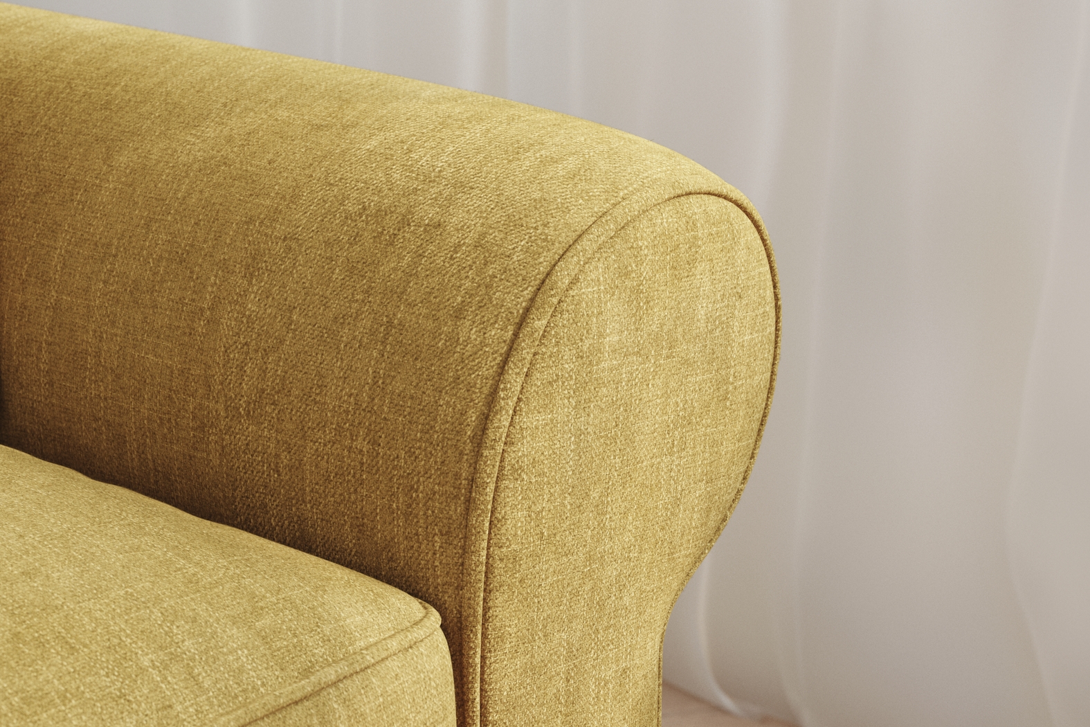 Bellingham Sunflower Textured Chenille 5 Pc Living Room - Thumbnail - Image 11