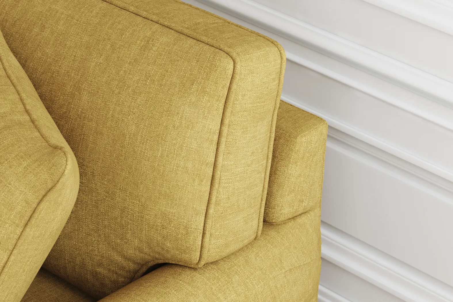 Bellingham Sunflower Textured Chenille Sleeper Loveseat - Image 6