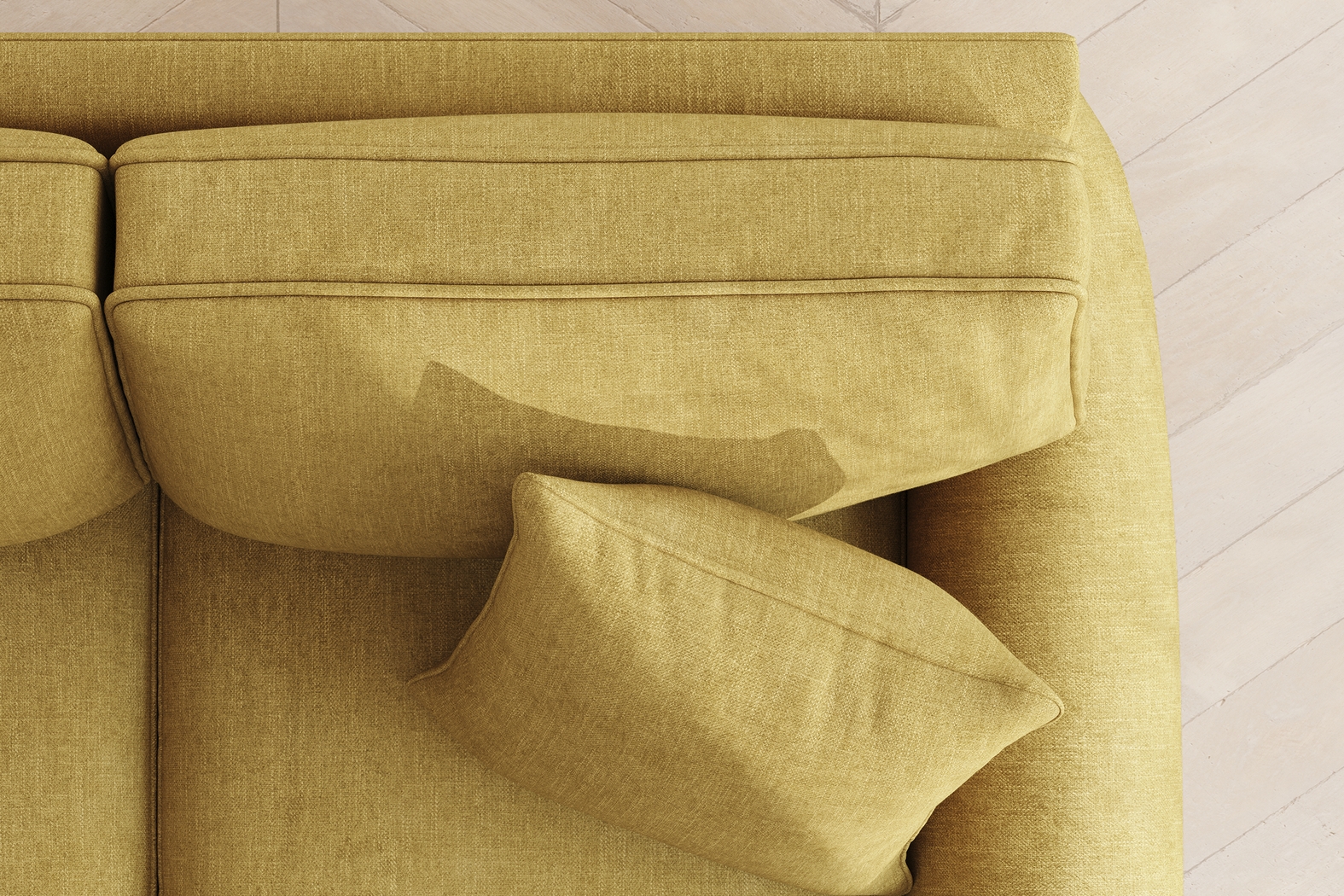 Bellingham Sunflower Textured Chenille 7 Pc Living Room w/Sleeper Sofa - Thumbnail - Image 10