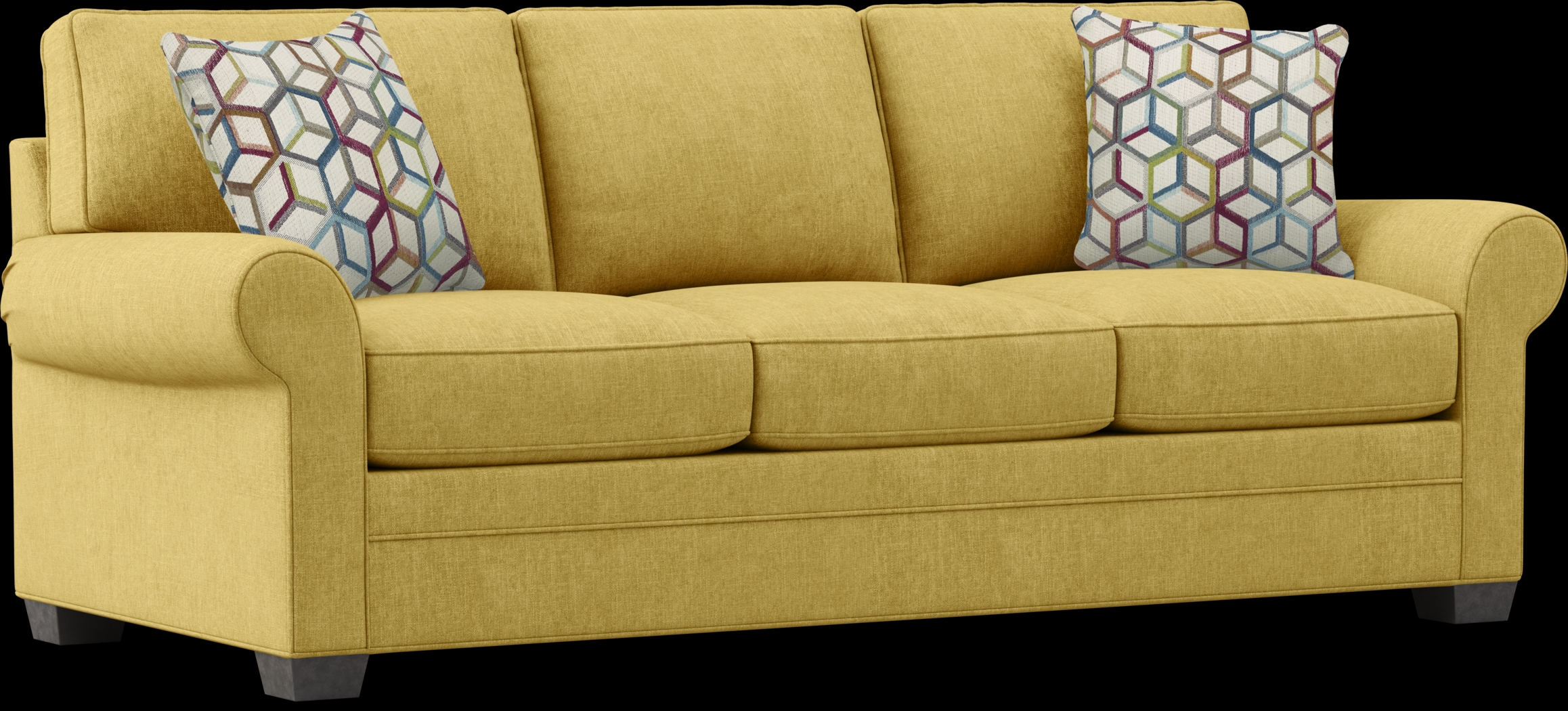 Bellingham Sunflower Textured Chenille Sofa - Thumbnail - Image 3