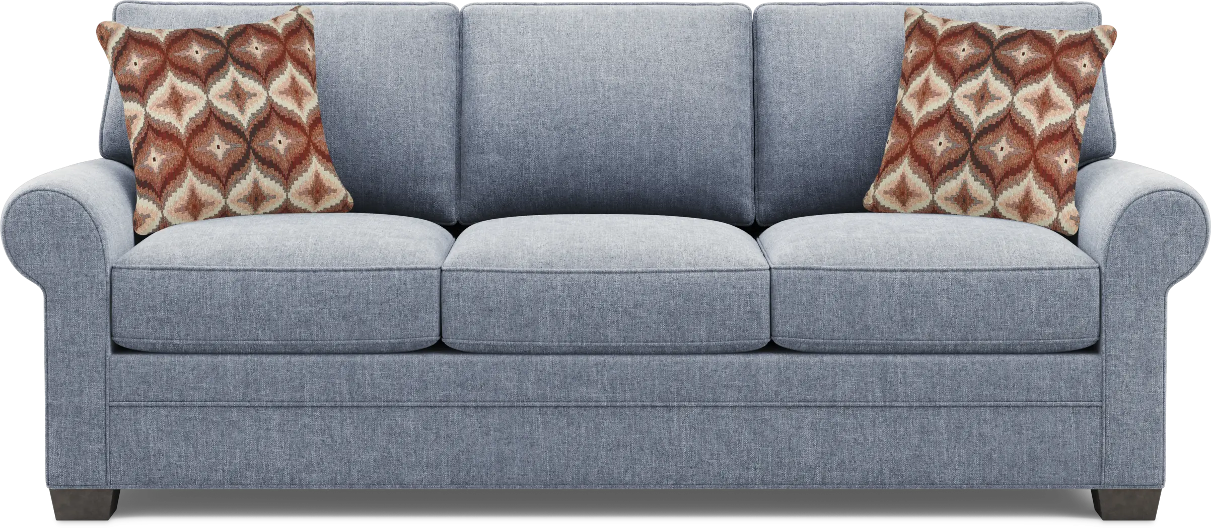 Bellingham Chambray Textured Chenille 7 Pc Living Room with Sleeper Sofa - Thumbnail - Image 2