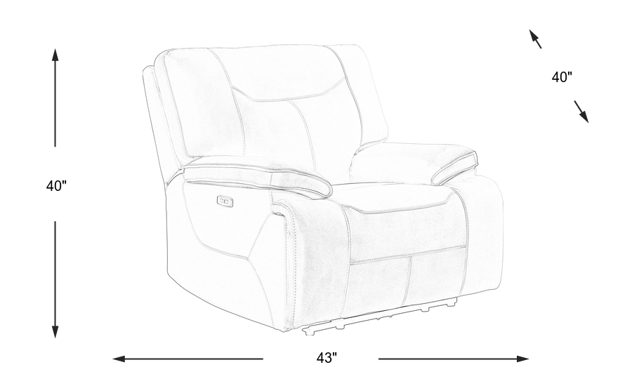 Dimension Image. Please refer to the Dimension Tab on this page for dimension details.