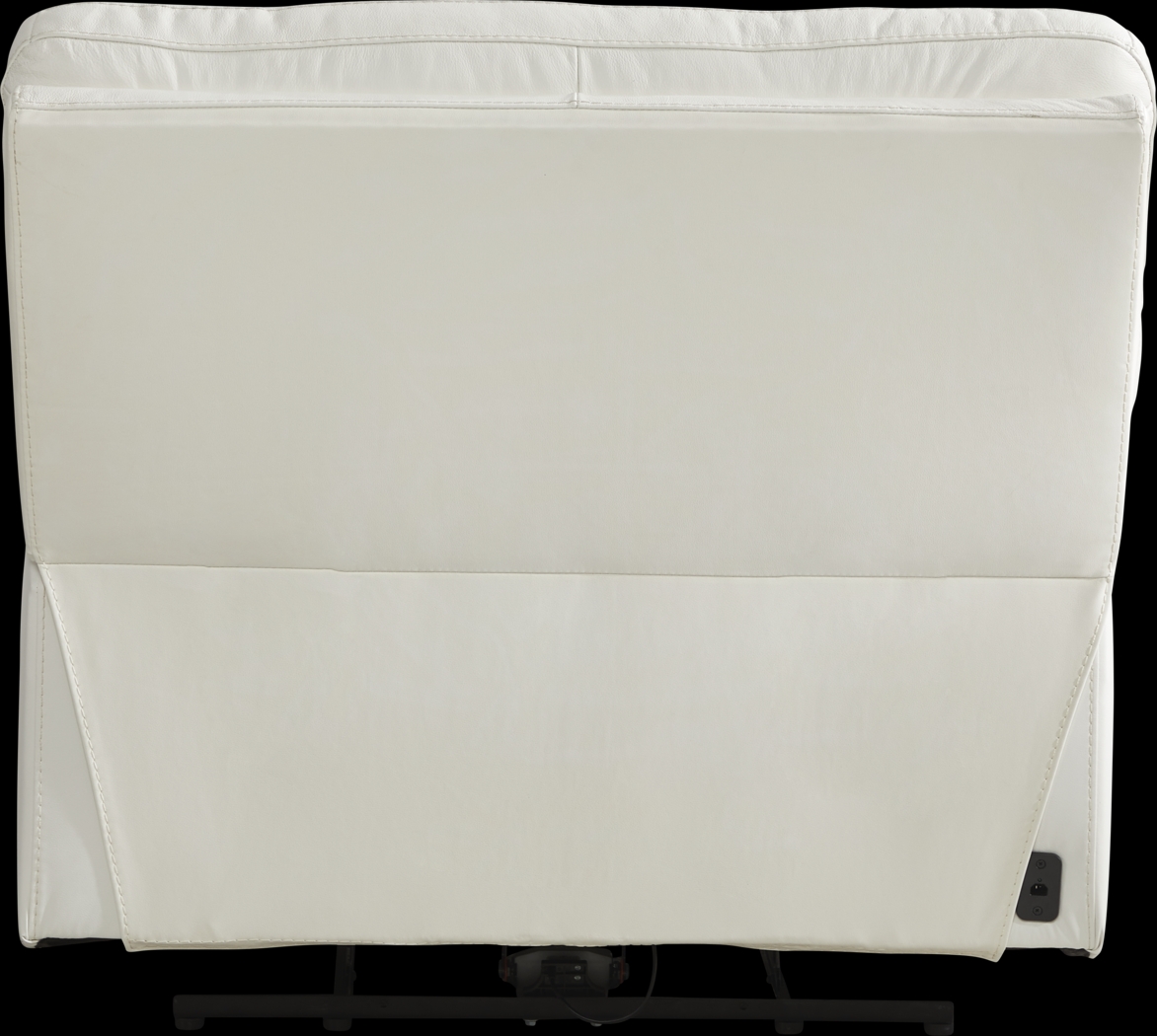 Cindy Crawford Home Bernsley White Leather 8 Pc Dual Power Reclining Living Room - Thumbnail - Image 14