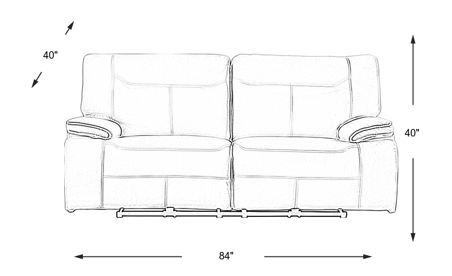 Dimension Image. Please refer to the Dimension Tab on this page for dimension details.