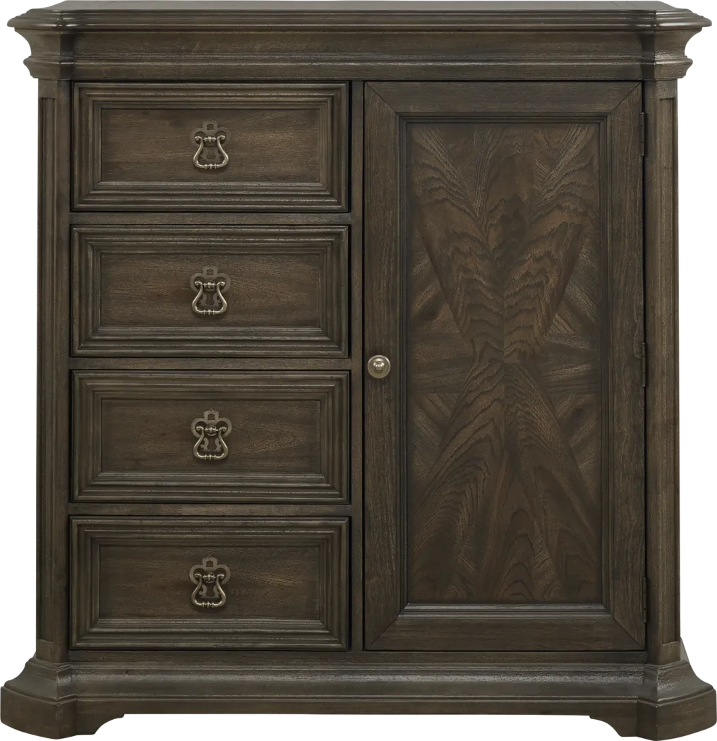 Cindy Crawford Home Calle Vista Brown Media Chest - Thumbnail - Image 3