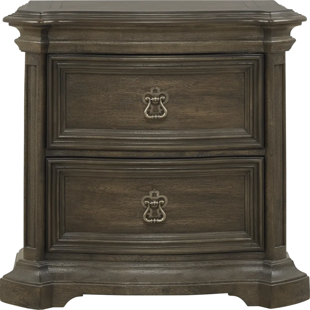 Cindy Crawford Home Calle Vista Brown 7 Pc Queen Poster Bedroom - Thumbnail - Image 6