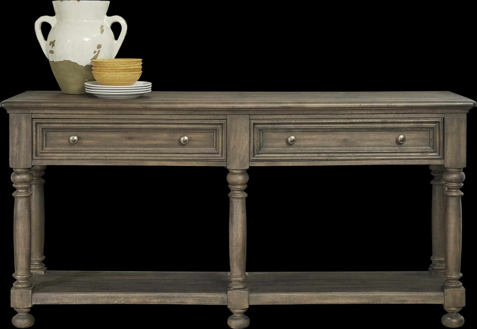 Cindy Crawford Home Calle Vista Brown Server - Thumbnail - Image 2