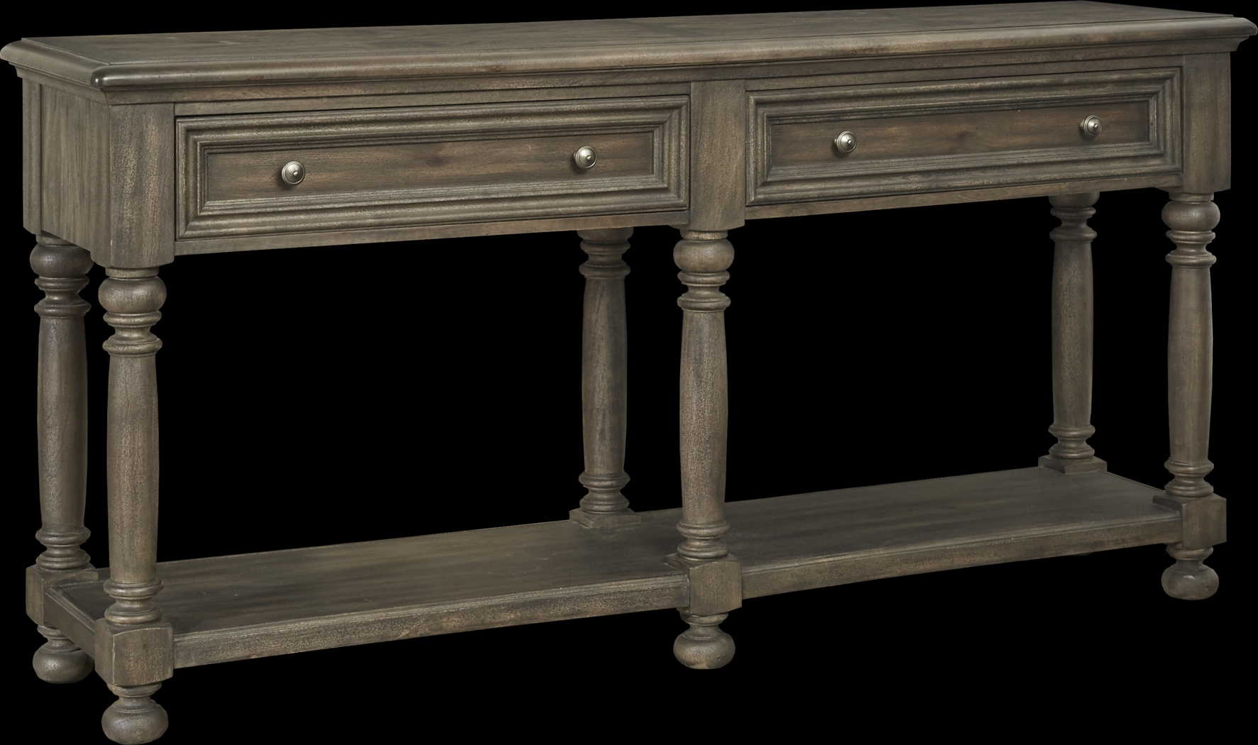 Cindy Crawford Home Calle Vista Brown Server - Thumbnail - Image 1