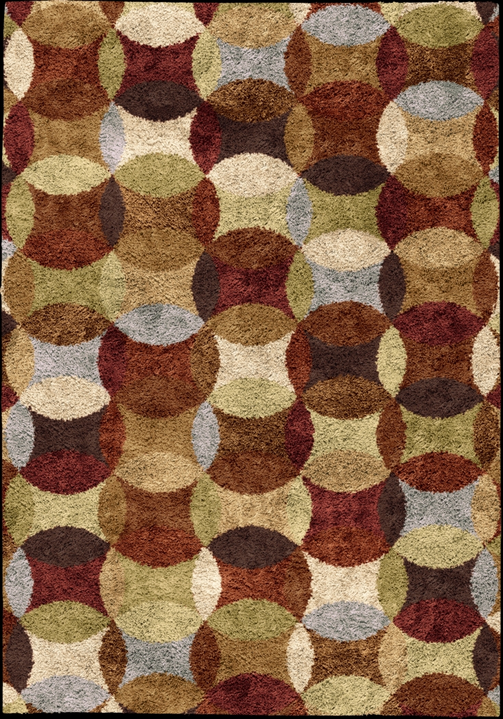 Cindy Crawford Home Calliope 7'10 x 10'10 Copper Rug - Thumbnail - Image 1