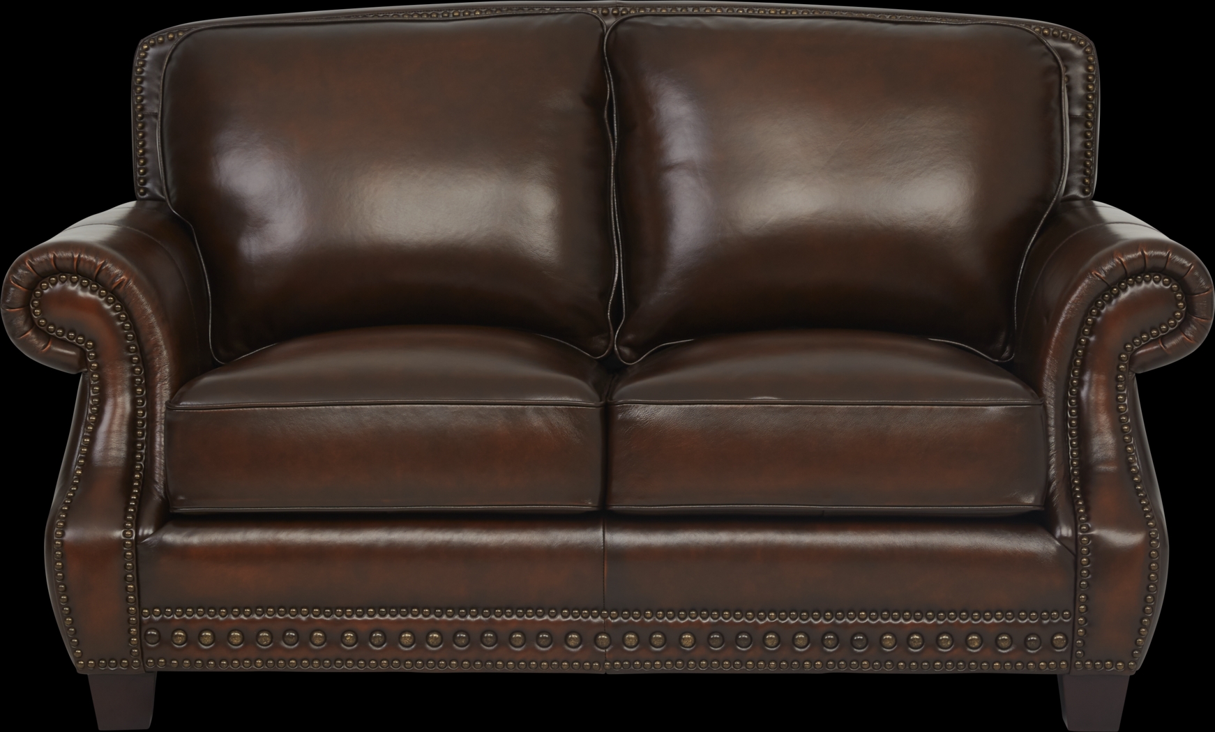 Calvano Brown Leather 5 Pc Living Room - Thumbnail - Image 5