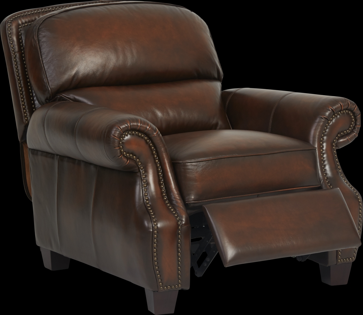 Calvano Brown Leather 6 Pc Living Room - Thumbnail - Image 7