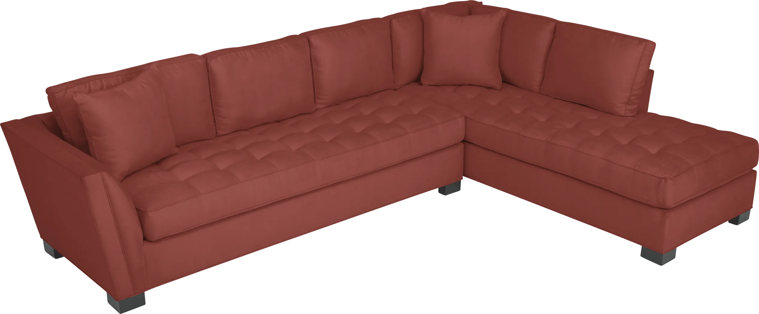 Cindy Crawford Home Calvin Heights Brick 6 Pc XL Sectional Living Room Plus 70 in. TV - Thumbnail - Image 3