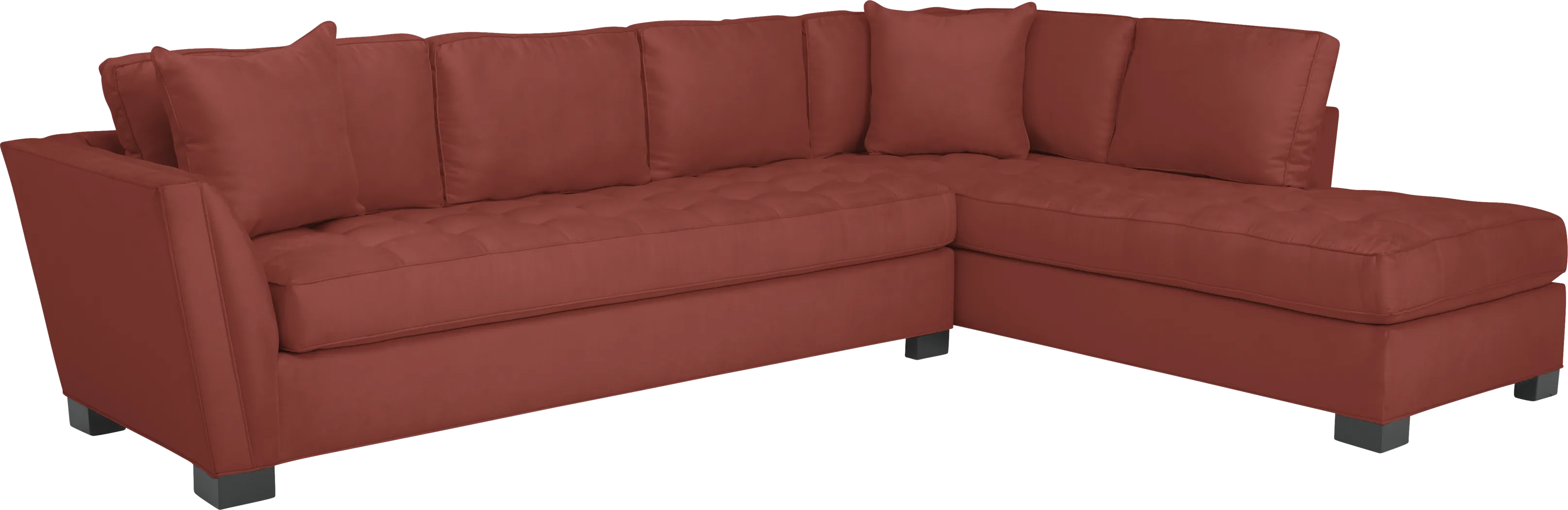 Cindy Crawford Home Calvin Heights Brick 6 Pc XL Sectional Living Room Plus 70 in. TV - Thumbnail - Image 2