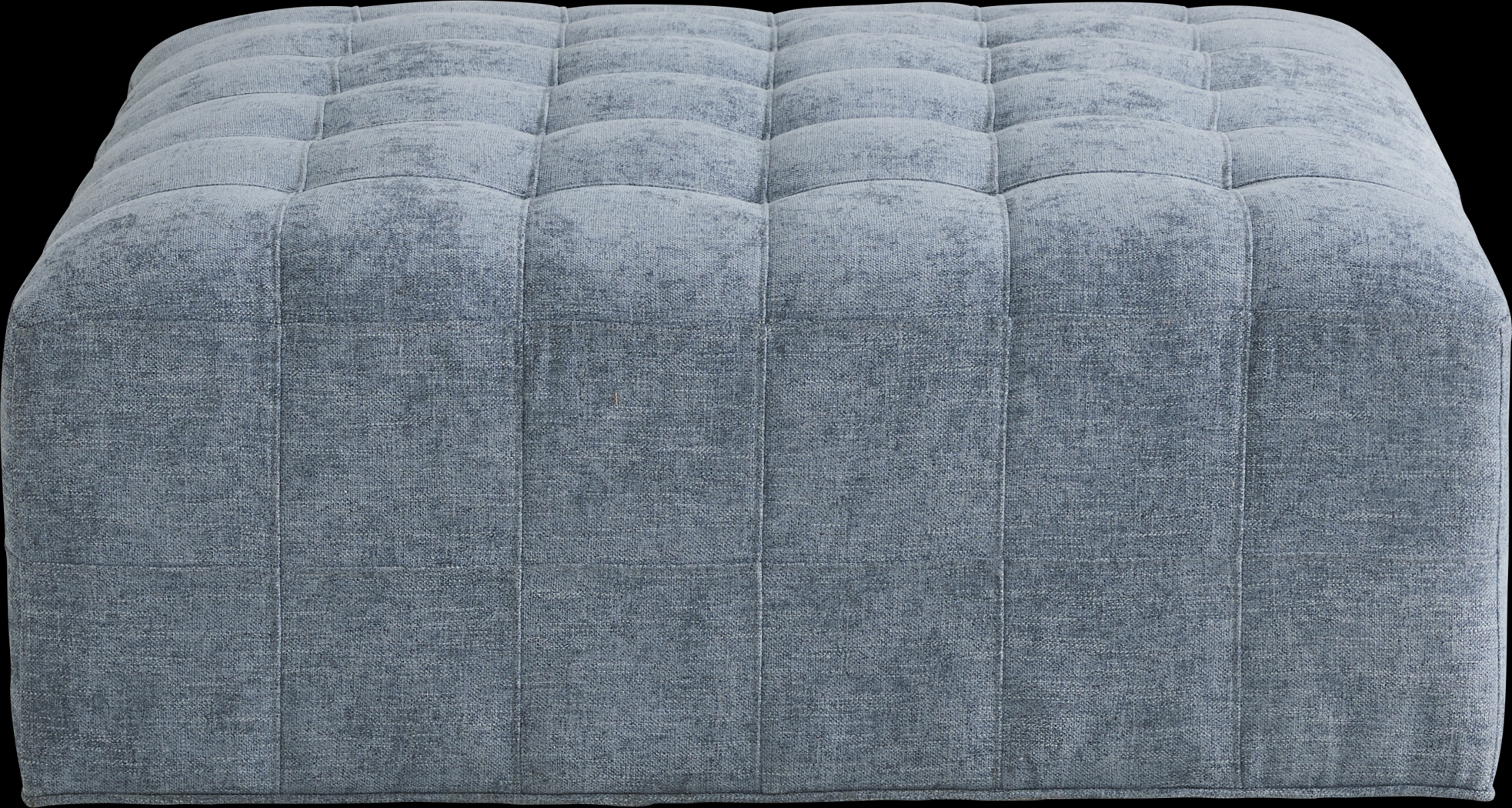 Calvin Heights Chambray Textured Cocktail Ottoman - Thumbnail - Image 2