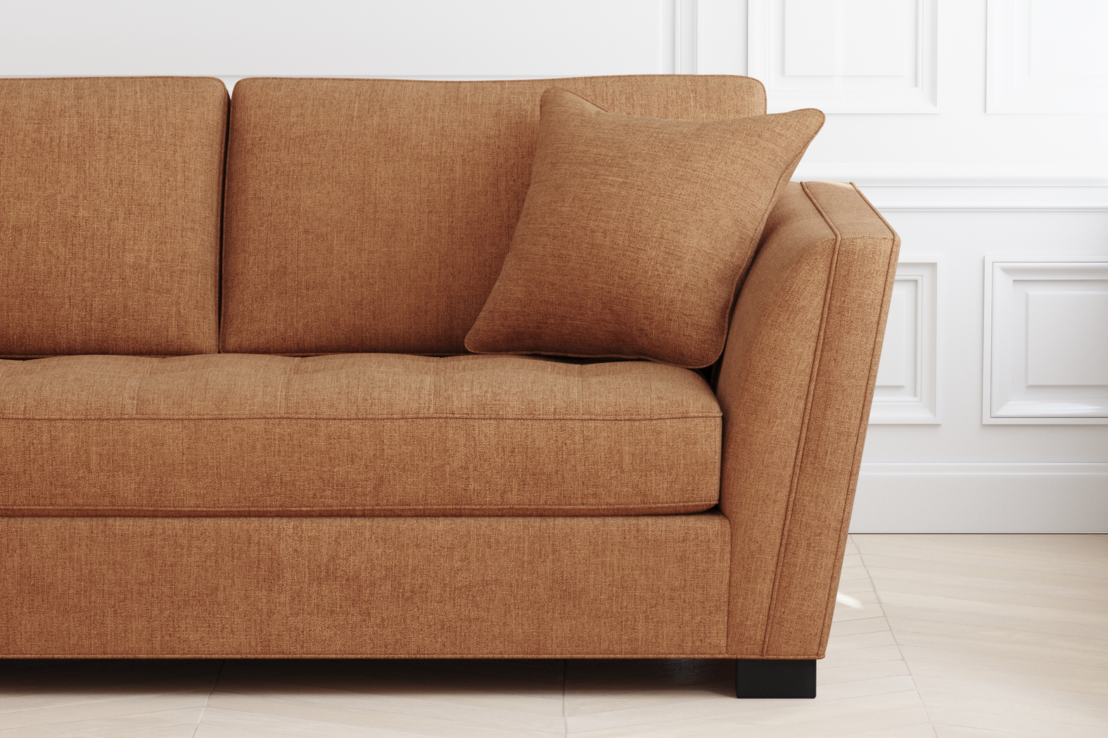 Calvin Heights Russet Textured 2 Pc Sectional - Thumbnail - Image 4