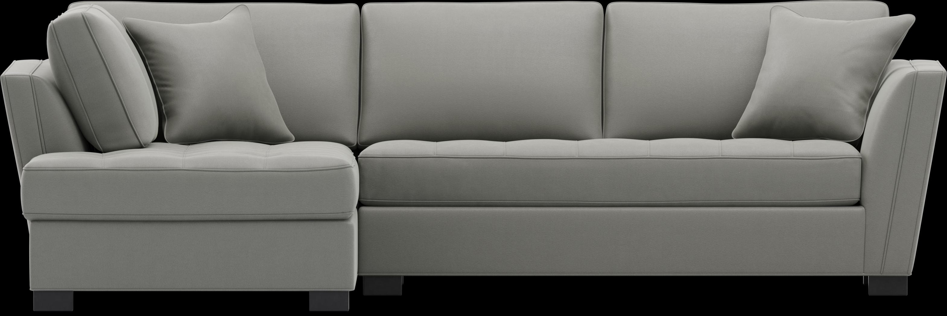 Calvin Heights Steel Microfiber 2 Pc Sectional - Thumbnail - Image 3