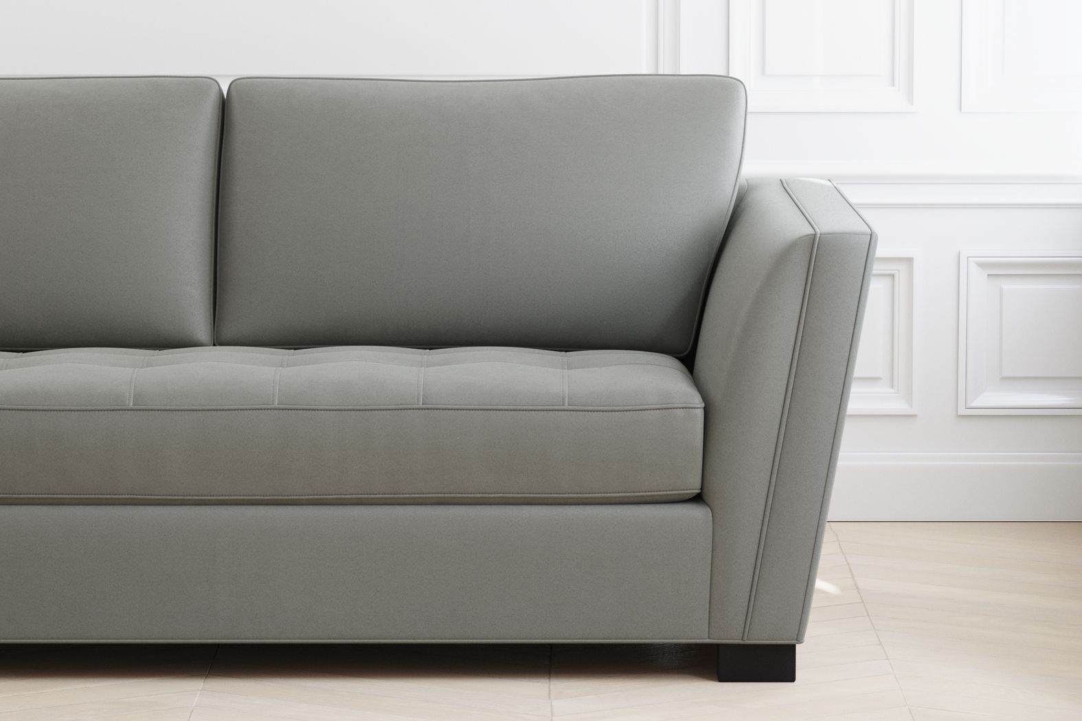 Calvin Heights Steel Microfiber 2 Pc Sectional - Thumbnail - Image 4