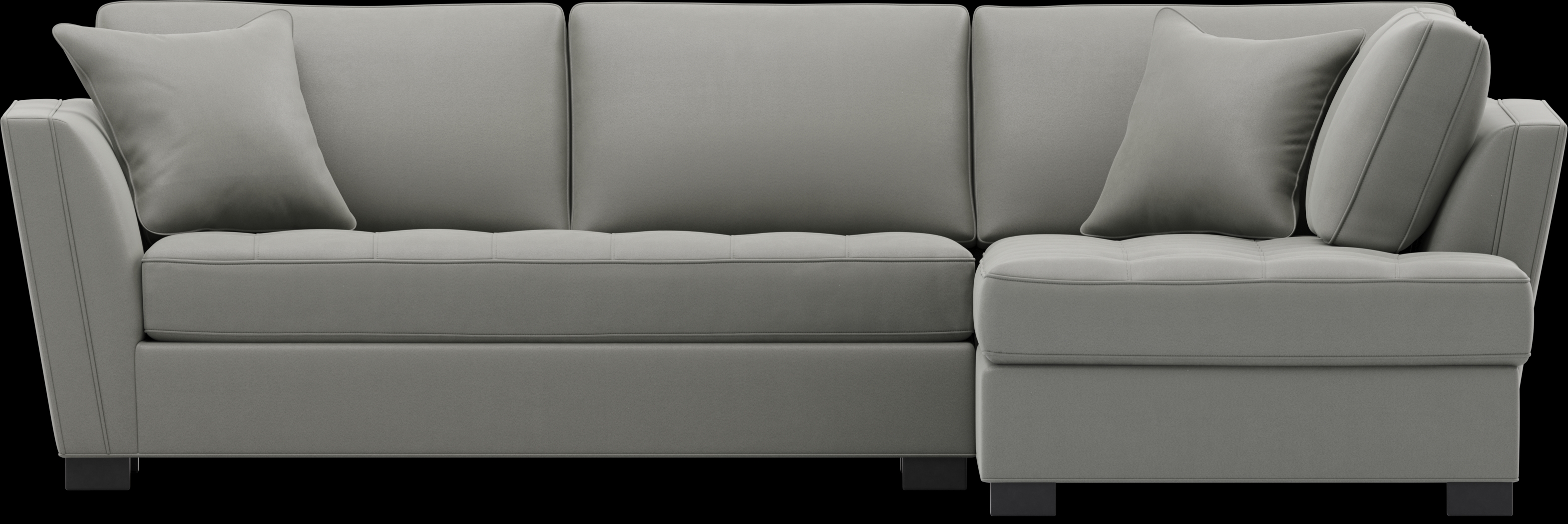 Calvin Heights Steel Microfiber 2 Pc Sectional - Thumbnail - Image 3