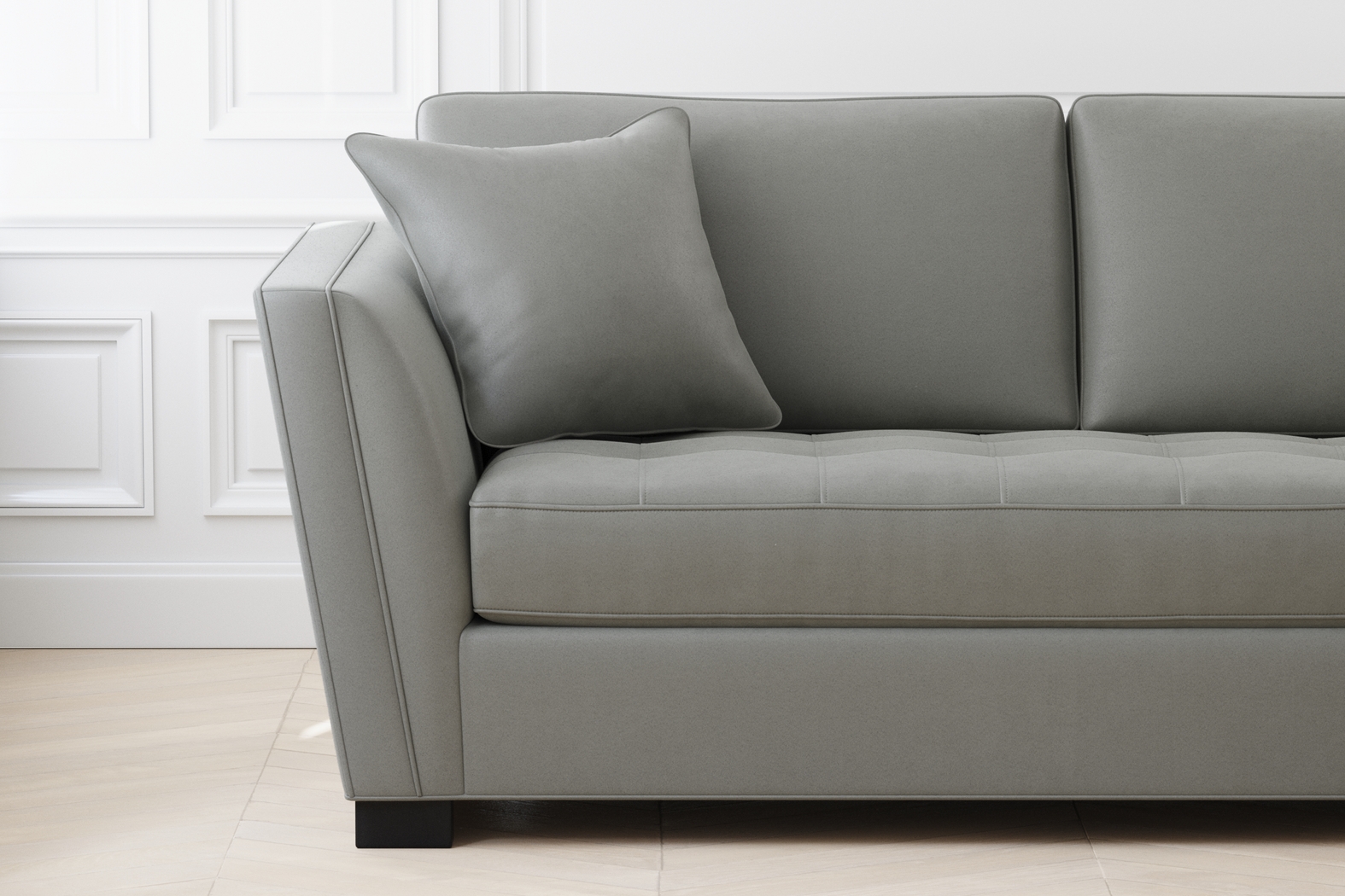 Calvin Heights Steel Microfiber 2 Pc Sectional - Thumbnail - Image 4