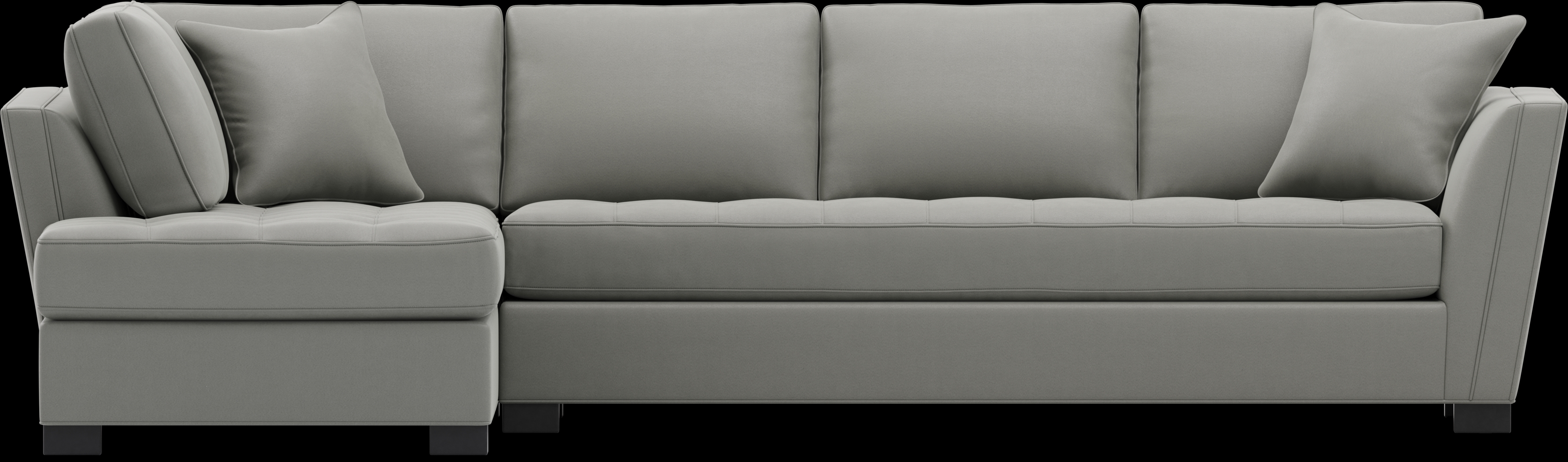 Calvin Heights Steel Microfiber 2 Pc XL Sectional - Thumbnail - Image 3