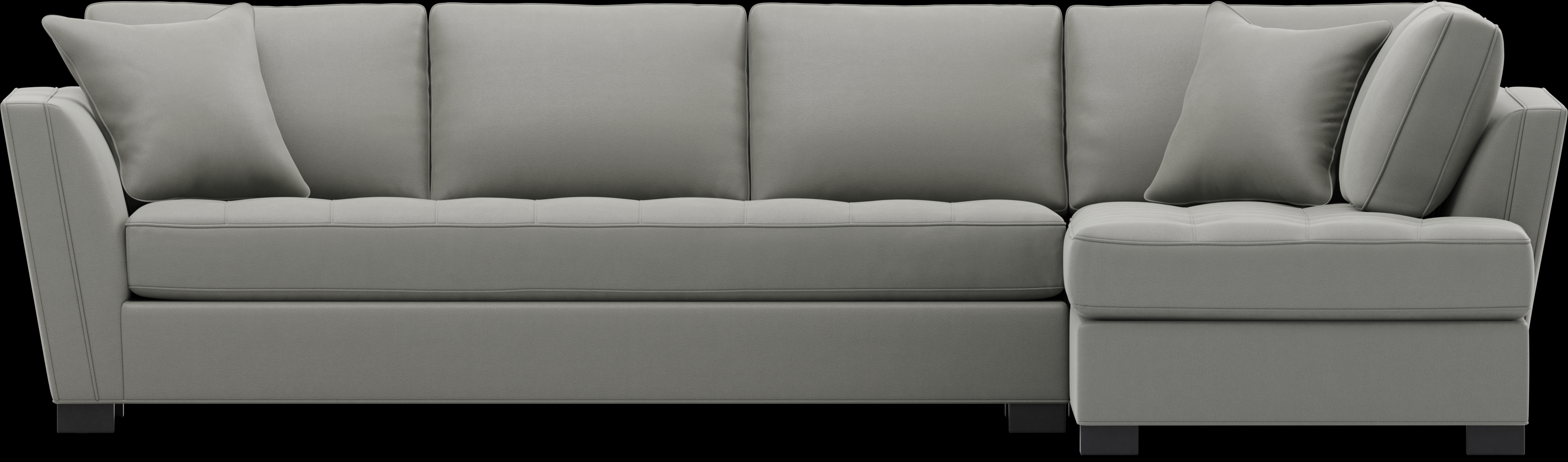 Calvin Heights Steel Microfiber 2 Pc XL Sectional - Thumbnail - Image 3