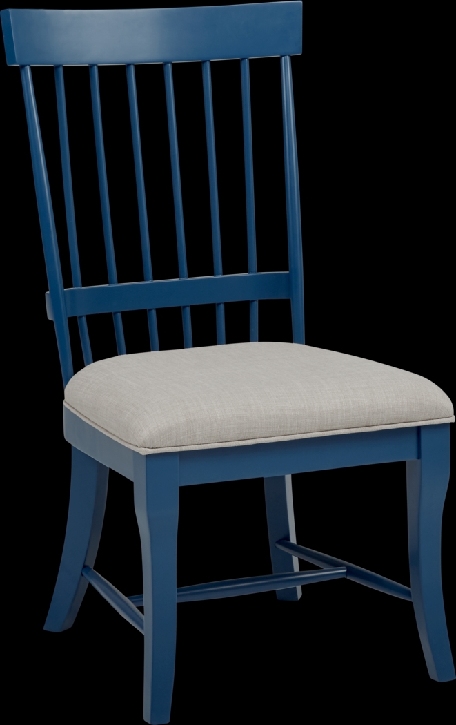 Cindy Crawford Home Cape Cottage Blue Side Chair - Thumbnail - Image 1