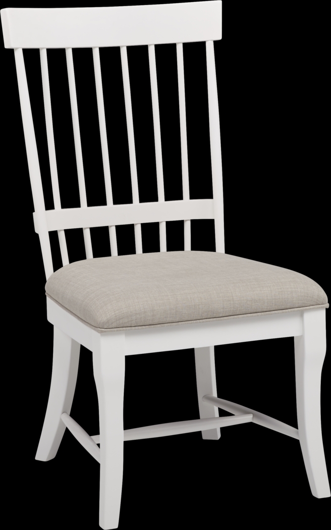 Cindy Crawford Home Cape Cottage White 5 Pc Dining Set with White Chairs - Thumbnail - Image 5