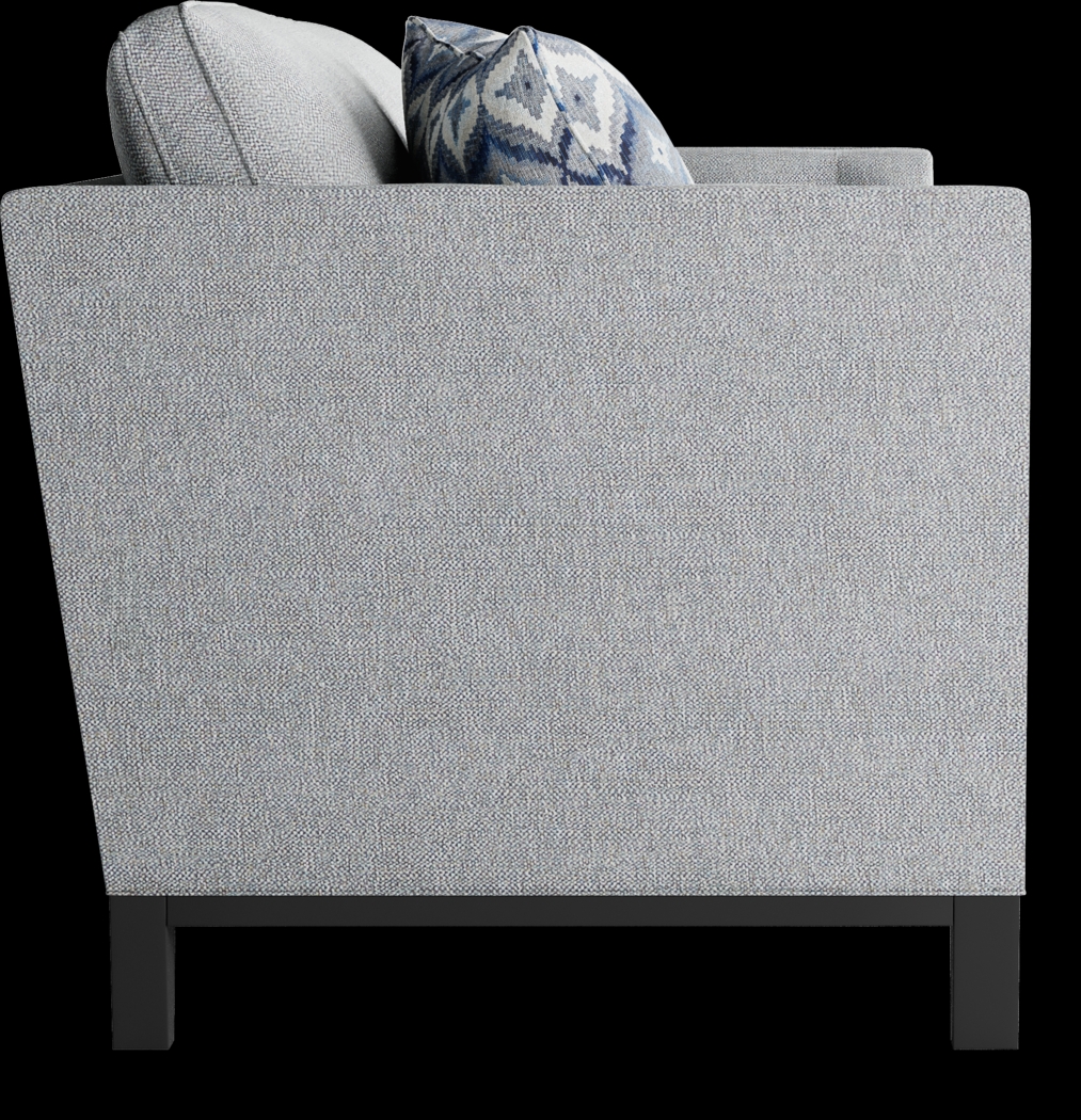 Cindy Crawford Home Central Boulevard Bluestone Textured Gel Foam Sleeper - Thumbnail - Image 3