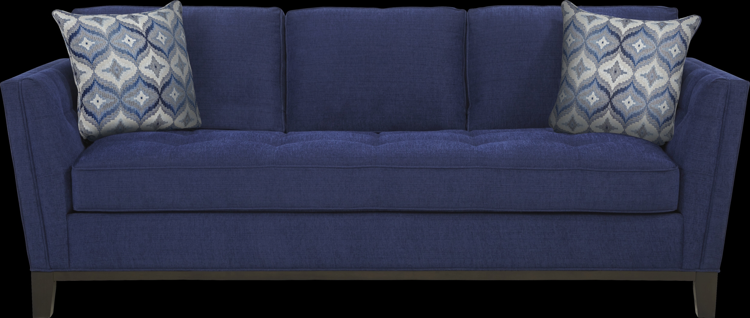 Cindy Crawford Home Central Boulevard Cobalt Textured Sleeper - Thumbnail - Image 1