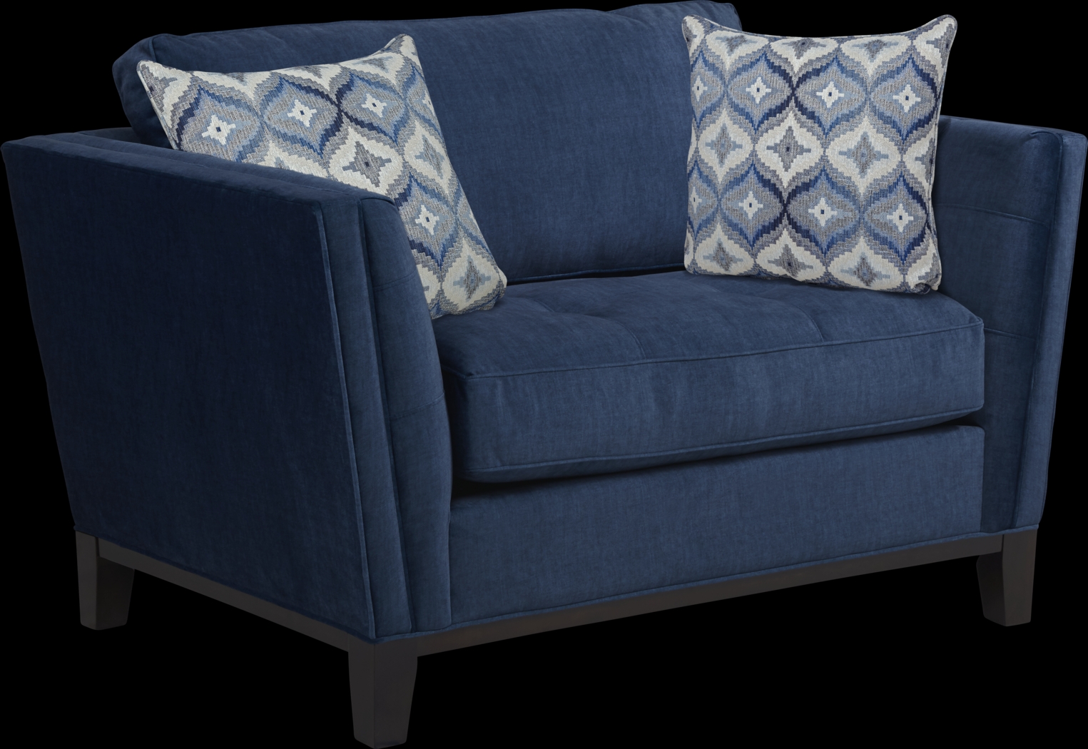 Cindy Crawford Home Central Boulevard Ink Plush 8 Pc Living Room - Thumbnail - Image 7