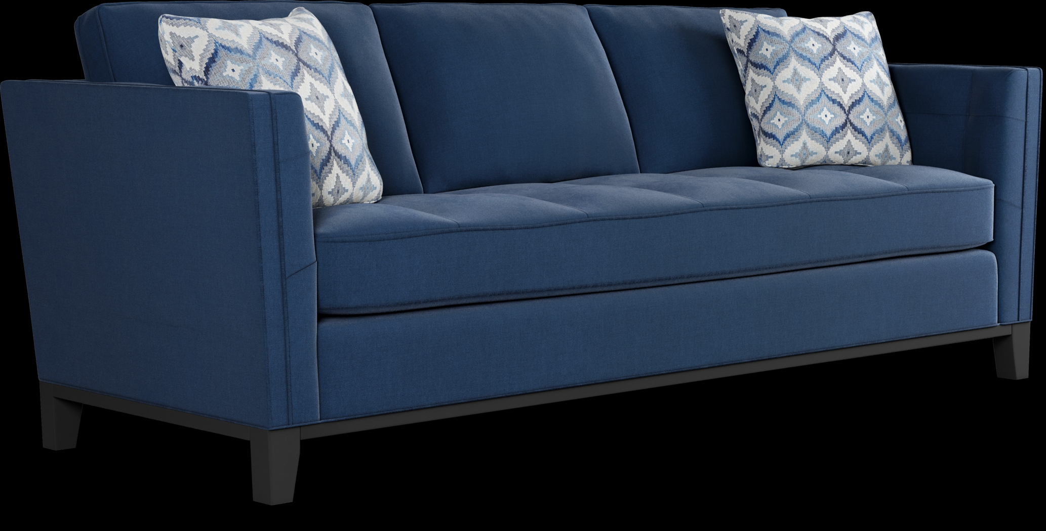 Cindy Crawford Home Central Boulevard Ink Plush 8 Pc Living Room - Thumbnail - Image 3