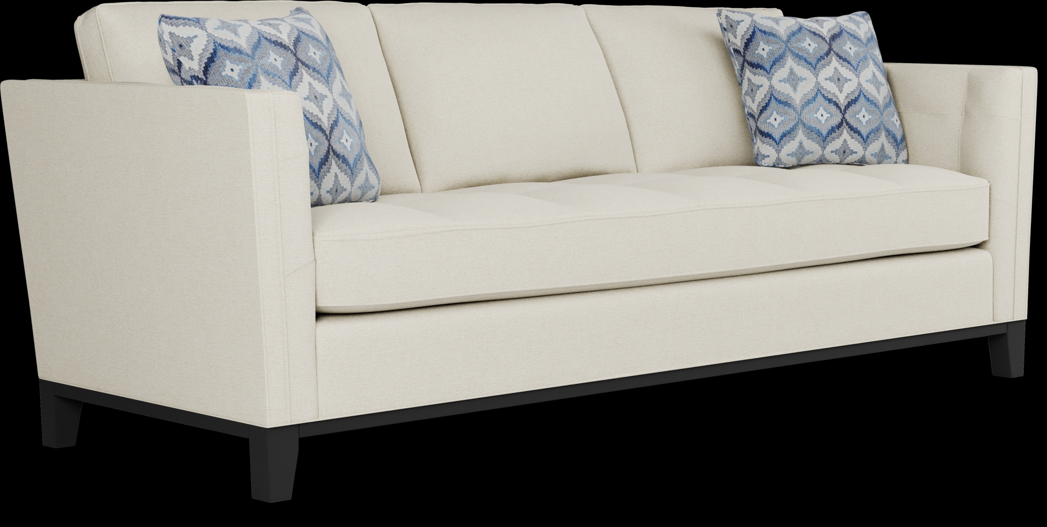 Cindy Crawford Home Central Boulevard Off-White Textured Sleeper - Thumbnail - Image 2