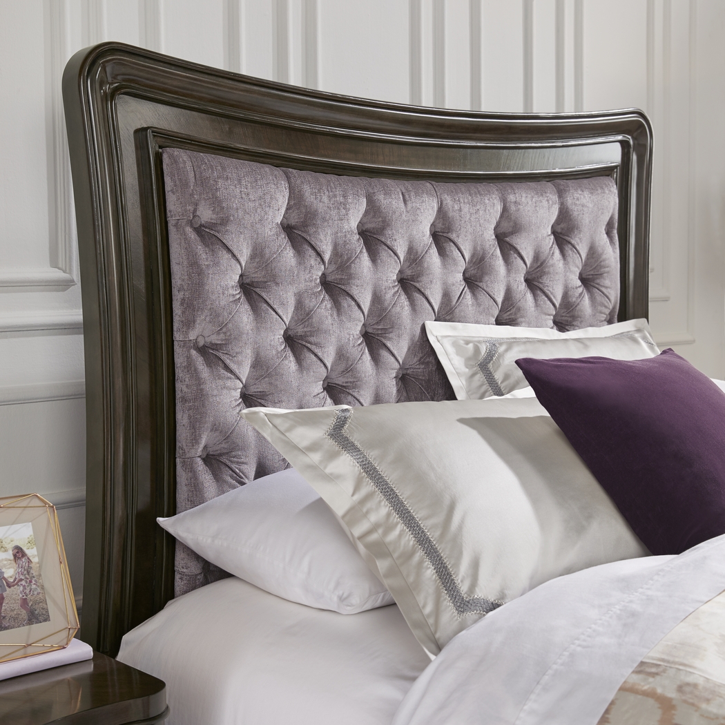 Cindy Crawford Home Chateau Brown 7 Pc Queen Upholstered Bedroom - Thumbnail - Image 3